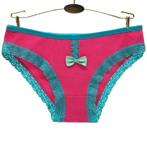 pack of 6 womens cotton underwear panties bikini lace trim briefs lingerie panty ebay