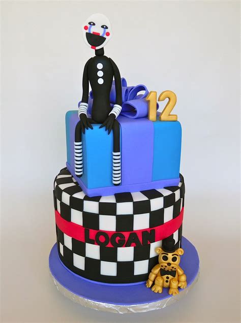 Five Nights At Freddys Cake 8th Birthday Birthday Parties Birthday