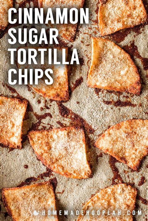 Delicious, crispy tortilla chips sprinkled with cinnamon and sugar to create an extra special treat. Cinnamon Sugar Tortilla Chips! These baked cinnamon ...