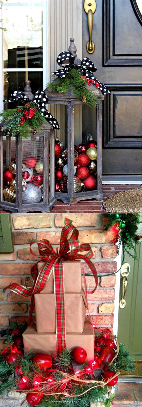 Christmas Outdoor Decoration Ideas For Pillars Best Design Idea