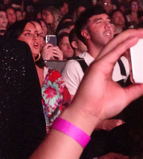 Demi Lovato Spotted At Christina Aguilera Concert In Las Vegas 02
