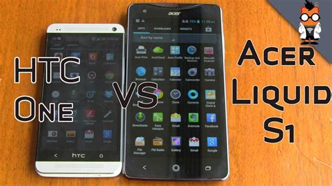 Acer Liquid S1 Vs Htc One Smartphone Comparison At Comptuex 2013