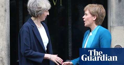 Theresa May Says Scottish Parliament May Be Able To Vote On Brexit Plans Scotland The Guardian
