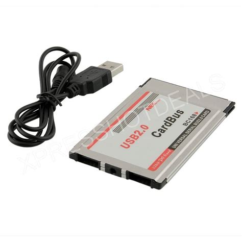 Pcmcia To Usb 20 Cardbus Dual 2 Port 480m Card Adapter For Laptop Pc