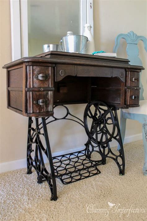 Antique Sewing table Gets Cleaned and Restored | Sewing table, Antique