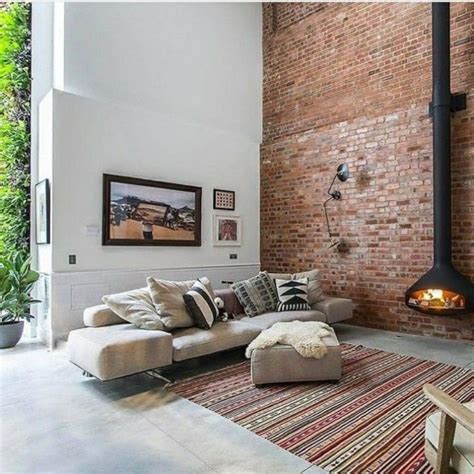 Fascinating Exposed Brick Wall For Living Room 40