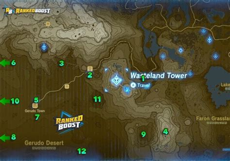 Zelda Breath Of The Wild Shrine Locations Breath Of The Wild Dungeons