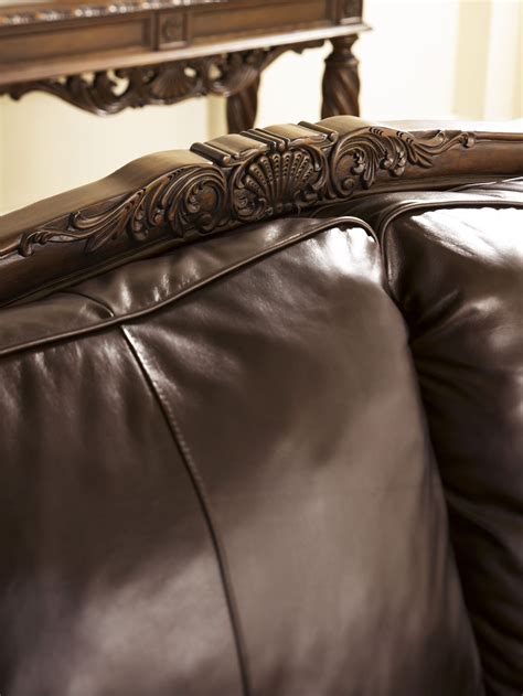 Ashley furniture south shore collection. Ashley North Shore Dark Brown Loveseat - Factory Direct ...
