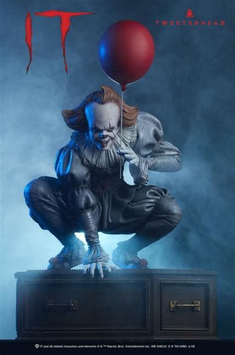 It 2017 Pennywise Maquette By Tweeterhead Pennywise Clown Horror