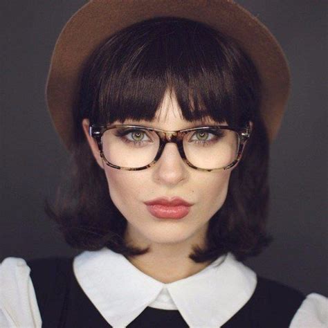 Top 30 Hairstyles With Bangs And Glasses The Perfect Combination Page 22 Hairstyles For