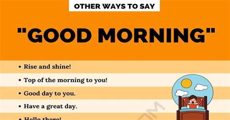 Good Morning 15 Creative Ways To Say Good Morning In English