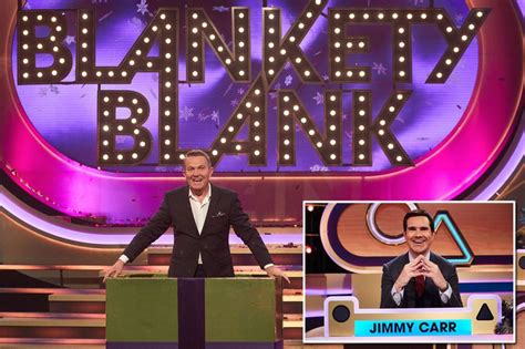 blankety blank fans accuse jimmy carr of trying to outshine host bradley walsh irish mirror