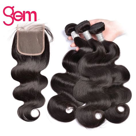 peruvian hair body wave bundles with closure 4 4 lace closure peruvian human hair bundles with