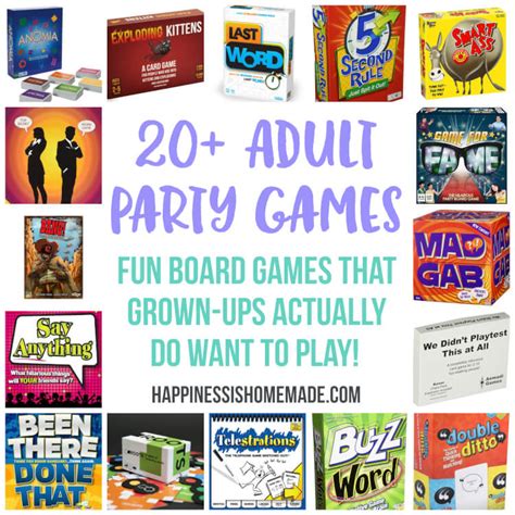 Fun Party Games For Adults Board Games Happiness Is