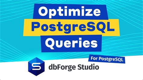 Query Optimization Using PostgreSQL Profiler YouTube