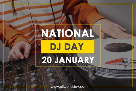 National Dj Day 2023 History Quotes Celebration Faqs