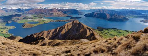 Lake Wanaka Panorama New Zealand Mountain Photography By Jack Brauer