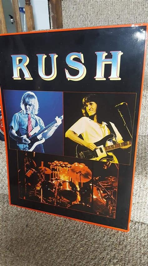The Album Cover For Rush Is On Display