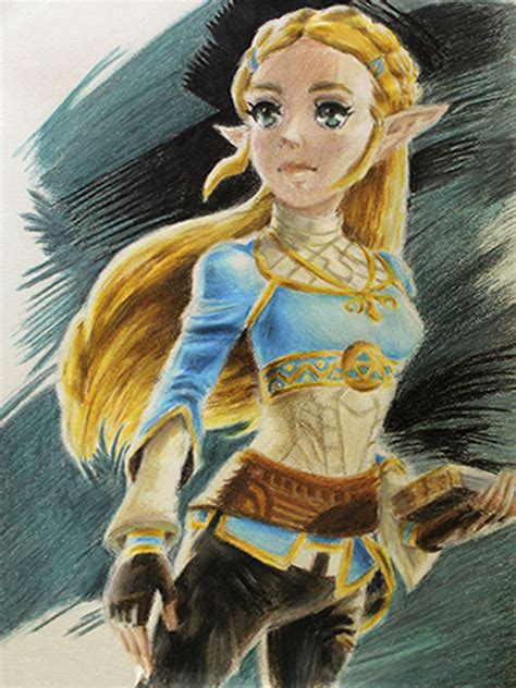 Princess Zelda Botw By Karenbaezcastro On Deviantart