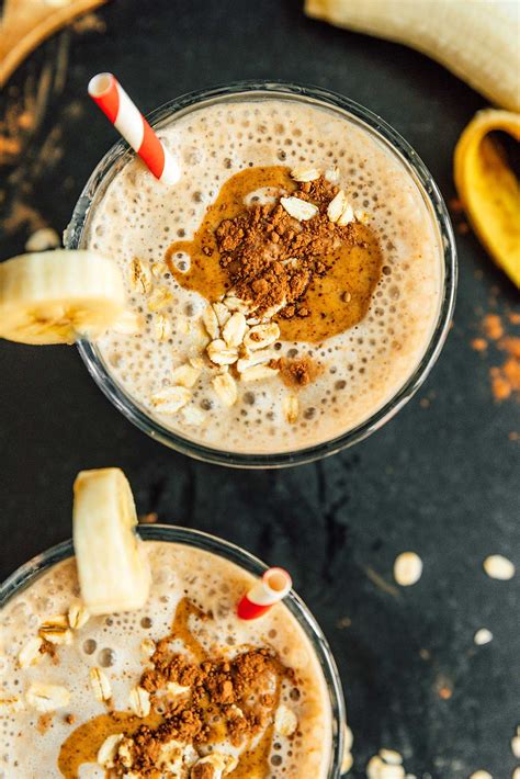 Wake Me Up Coffee Smoothie With Oats And Banana Live Eat Learn