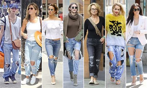 Why Is Everyone Wearing Ripped Jeans Daily Mail Online