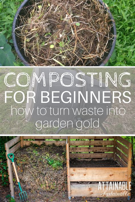 So we wanted to use a bin. Backyard composting for beginners. How to transform ...