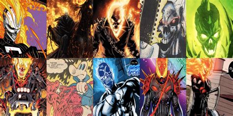 Las 15 Versiones De Ghost Rider Que Debemos Conocer C506 Collectibles Tv Comics And Anime