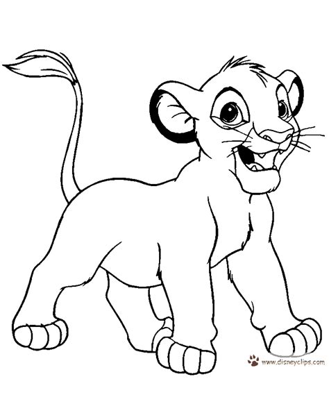Mufasa with nala, from disney movie the lion king. The Lion King Coloring Pages | Disneyclips.com