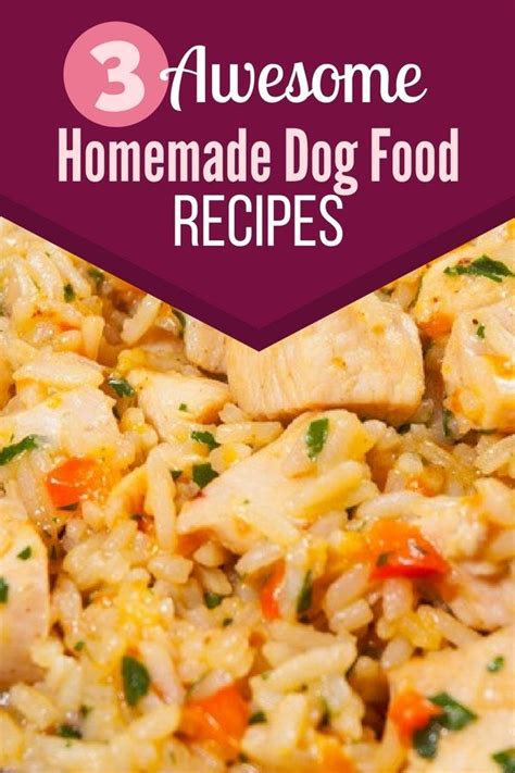 If you're cooking the food, add 5 pounds (2.3 kg) of vegetables and 1 pound (0.45 kg) of carbohydrates. 3 Easy Vet Approved Homemade Dog Food Recipes | Dog food ...