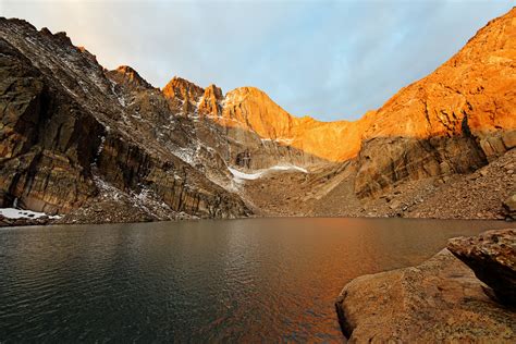 Once were warriors is a notable. Longs Peak from Chasm Lake ~ Rocky Mountain National Park ...