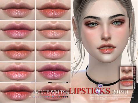 The Sims Resource S Club Wm Ts4 Lipstick 201911