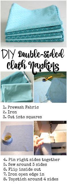 Diy Double Sided Cloth Napkin Tutorial And Best Ever Ginger Cookie