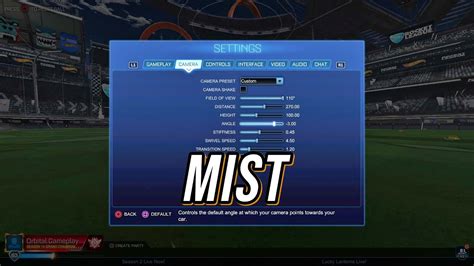 Rocket League Mist Pro Settings In Desc Youtube