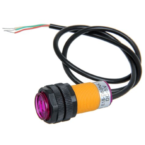 Buy E18-D80NK Adjustable Infrared Proximity Sensor Switch 3-80cm ...