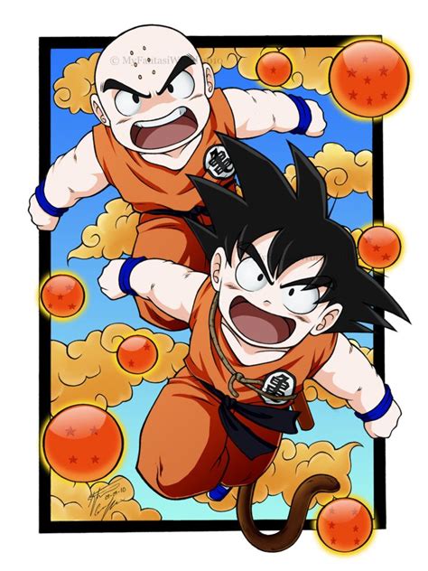 How are you enjoying dragon ball kid goku and krillin? Goku and Krillin: Collab by =carapau on deviantART | Anime ...