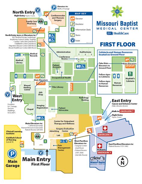 Saint Louis University Hospital Map Paul Smith