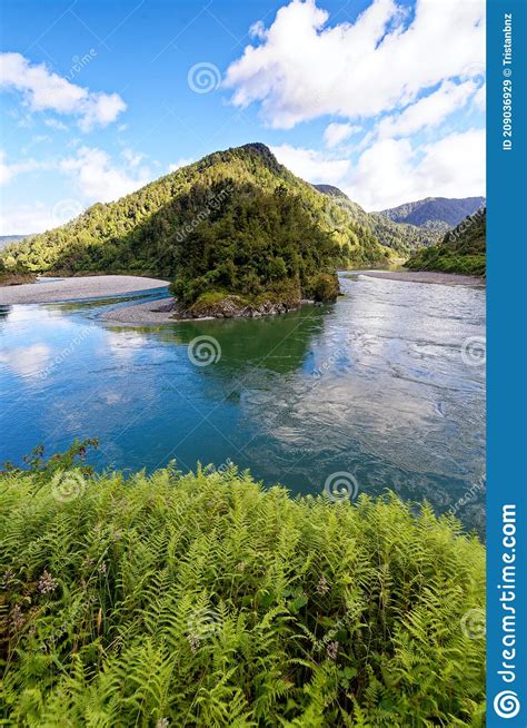 The Lower Buller Gorge In The West Coast Region Of New Zealand Stock