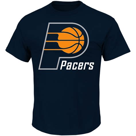 Mens Indiana Pacers Majestic Navy Big And Tall Primary Logo T Shirt