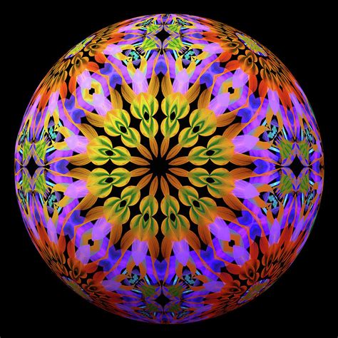 Purple Sphere Digital Art By Grace Iradian Fine Art America