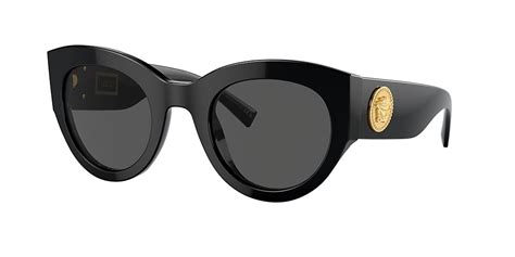 versace ve4353 51 dark grey and black sunglasses sunglass hut united kingdom