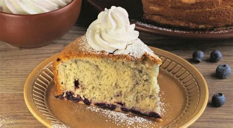 Blueberry Sponge Cake Recipe With Step By Step Photos