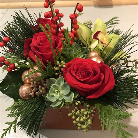 Small Texture Box In Seattle Wa Fiori Floral Design Christmas