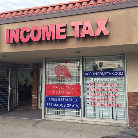 Accurate Income Tax And Consulting Tax Services Fullerton Ca Phone