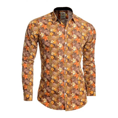 Shop men's dress shirts at j.crew. Men's Casual Dress Shirt Floral Printed 100% Cotton Slim ...