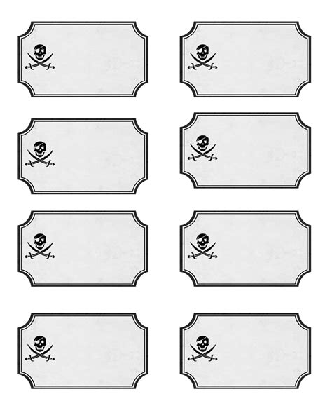 Customize & download best label template designs online without photoshop & illustrator!!! Christmas gift catalogs: Pirate Party and Printable Labels!