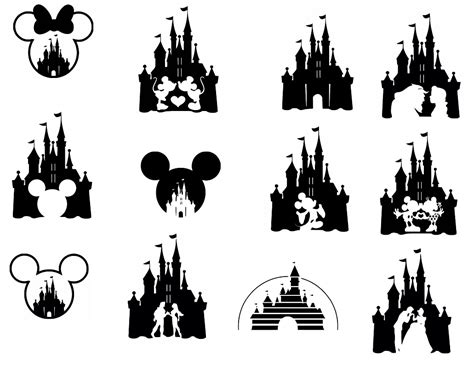 digitalfil: Disney castle svg,cut files,silhouette clipart,vinyl files