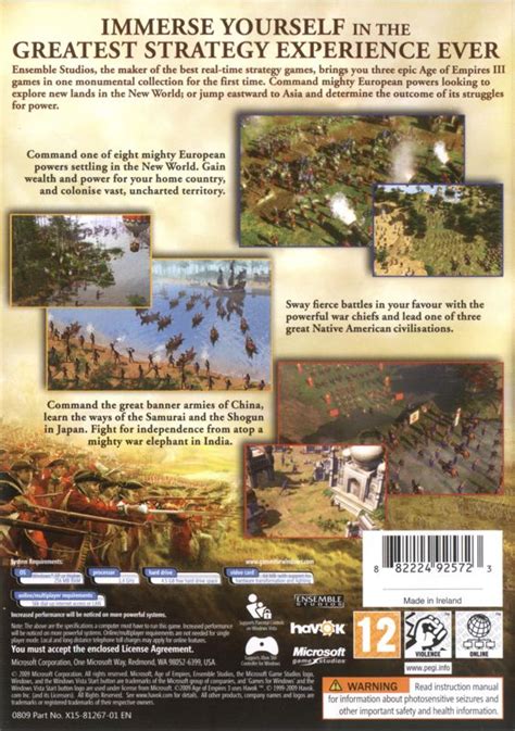 Age Of Empires Iii Complete Collection 2009 Windows Box Cover Art Mobygames