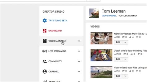 How To Get To Your Video Manager In 3 Clicks Youtube