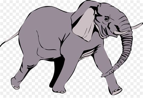 Gajah Afrika Gajah Scalable Vector Graphics Gambar Png