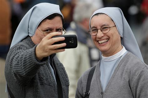 pope i ll have nun of that sisters in social media ban daily star